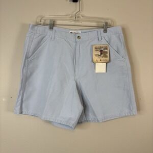Vintage Columbia‎ Women's Sz 16 Light Blue Survival II Cotton Shorts NWT Outdoor